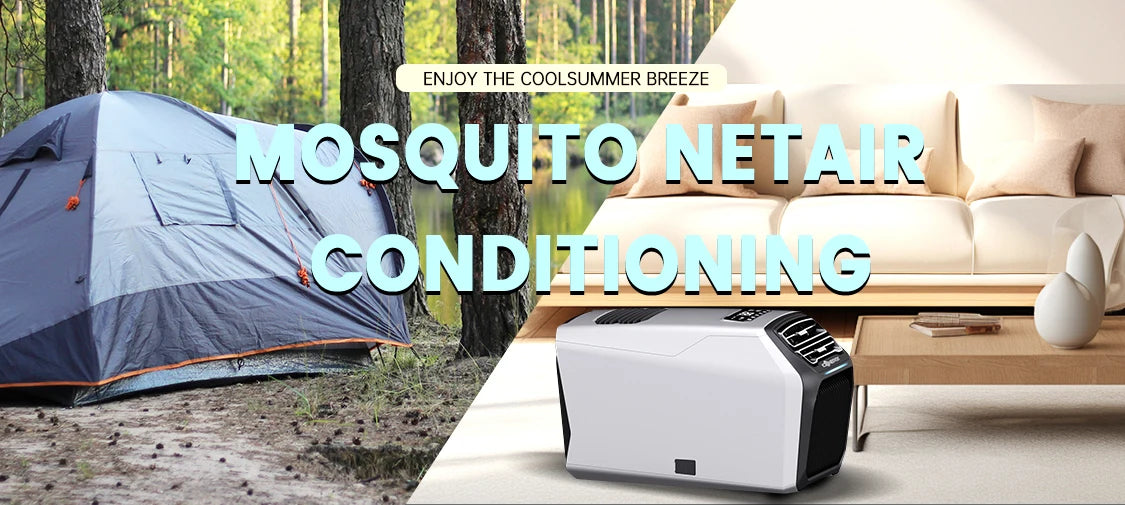 Portable Air Conditioner,8000BTU AC 220V/110V Camping Air Conditioner with App Control, Low Noise Compressor for Tent RV Caravan