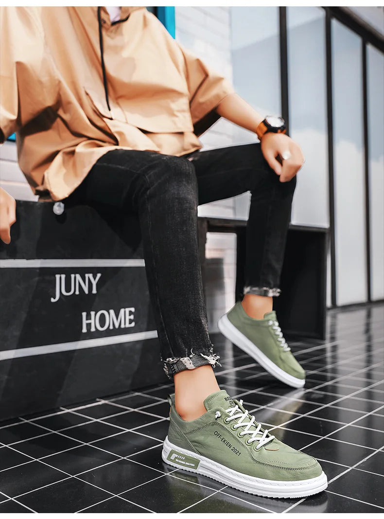 Men's Flats Shoes Luxury Men's Sneakers Spring Autumn 2025 Outdoor Sport Shoes for Men Fashion Vulcanized Shoe Tenis Para Hombre
