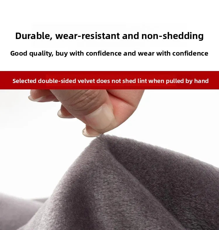 Thickened Fleece Winter Warm Shirt Men's Long Sleeve Plaid Casual Style Dad Clothes Comfortable Breathable Casual Shirt