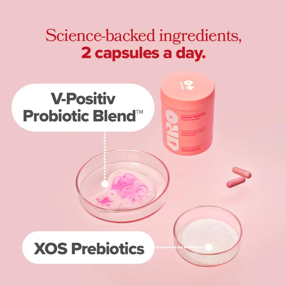 Feminine Balance Daily Probiotics for Women, Vaginal Probiotics Supplement for Vaginal Health, Balance pH and Yeast, 60 Capsules