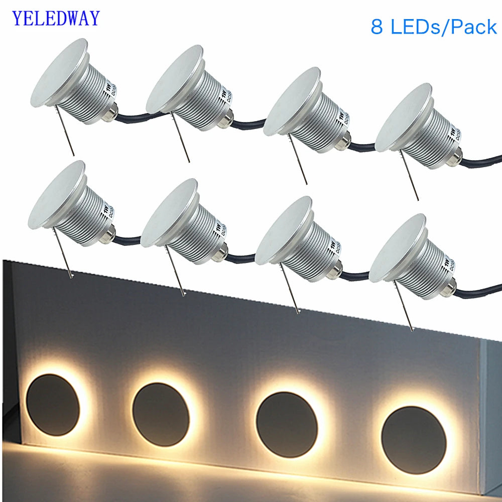 IP67 LED Staircase Wall Lamp Outdoor Waterproof Garden Decorative Stairs Wall Light Porch Corridor Sconce Walkway Lights 12V 24V
