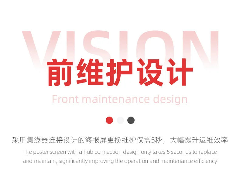 Indoor led poster screen folding advertising screen shopping mall mobile led display