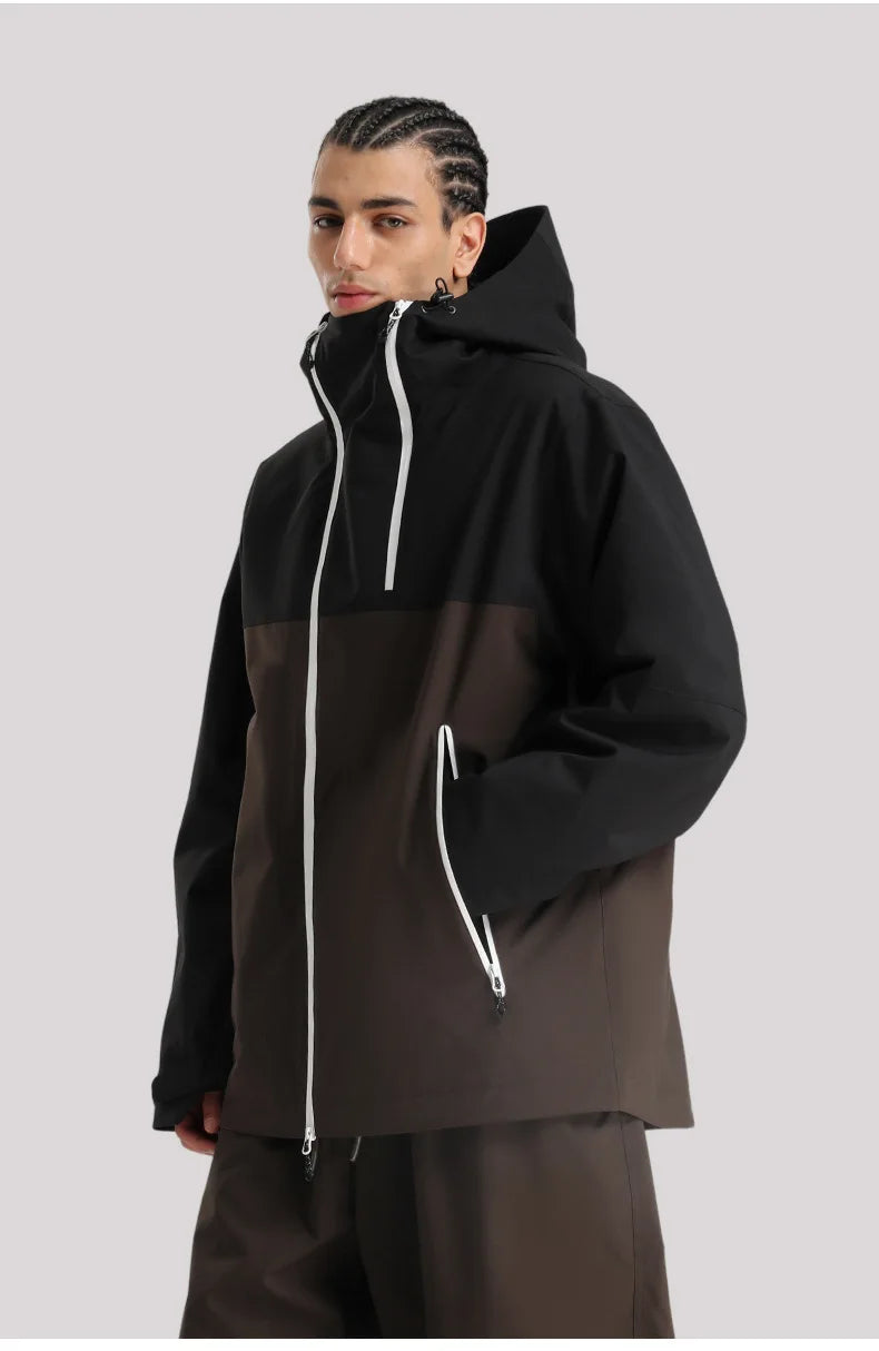 2026 Mens Snowboard Jacket Ski Coat Women Waterproof Insulated Baggy Snowboard Coats Winter Hooded Mountain Hiking Warm Outdoor