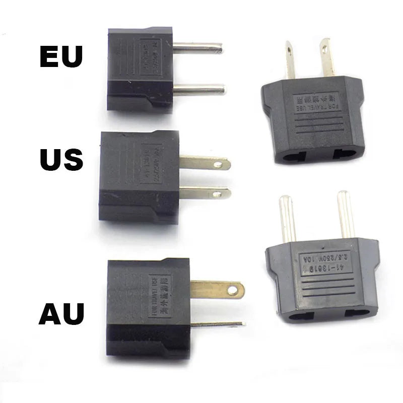 2PCS European US AU EU Plug Converter Power Socket Adapter American Japan US To EU Euro Travel Adapter Outlet connector C1