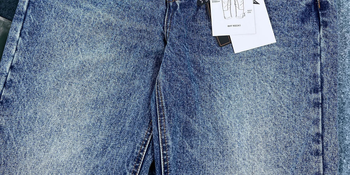 14oz Heavy loose straight jeans men's autumn American casual Japanese trousers