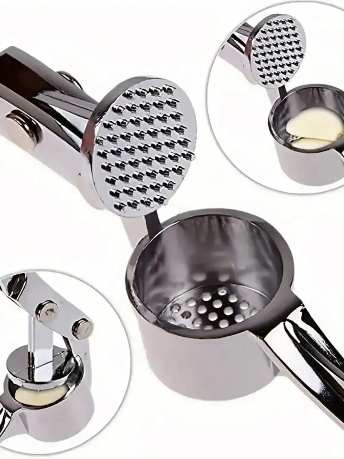 Professional Kitchen Tools Garlic Press High Qulity Crush Garlic Smooth-Handled Easy to Clean Fruit & Vegetable Crusher
