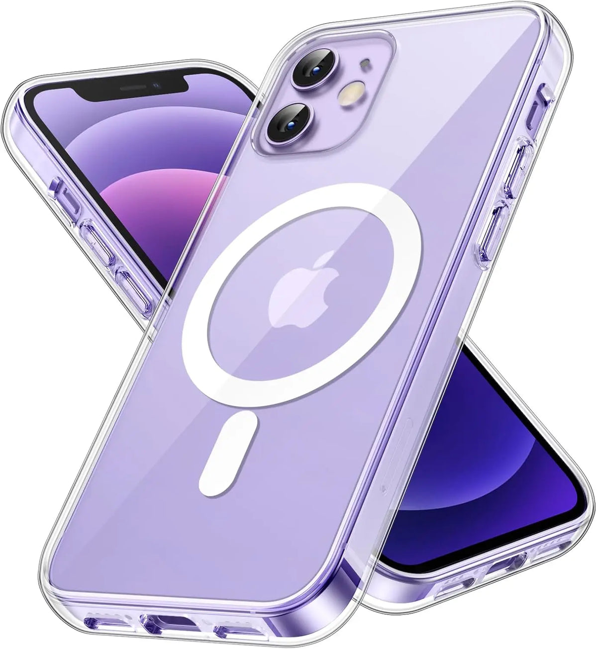 Transparent Magnetic Case For iPhone 17 16 Pro Max 15 14 Plus Wireless Charge Cover 13 12 Mini 17 Air Magsafe Protection Case