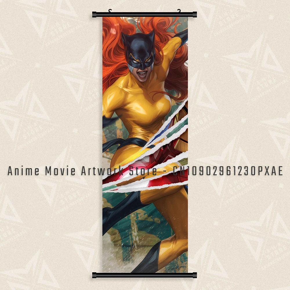 Marvel X-Men Phoenix Character Home Decor Anime Superhero Wall Art Hanging Painting Canvas Print Scrolls Picture Movie Poster