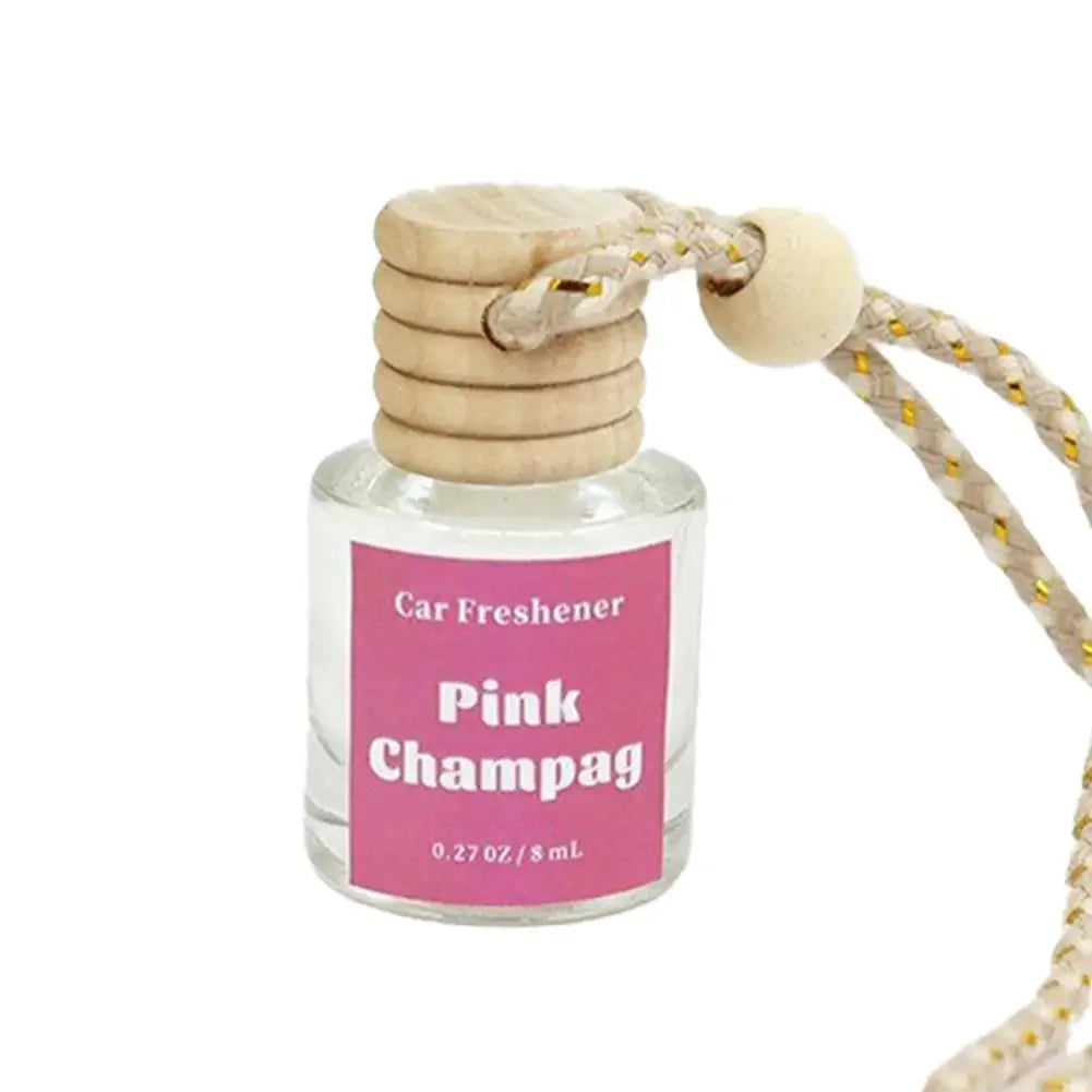 Car Hanging Perfumes Pendant Portable Hanging Aromas Men Present Women Hanging Air Freshener Bottle Car Glass Diffuser Frag J3C4