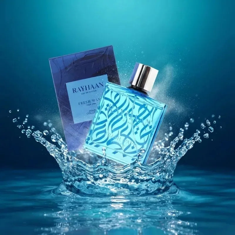 Rayhaan 100ML Unisex Perfume Set Eau De Parfum Long Lasting Luxury Aromatic Woody Spicy Fresh Oriental Elegant Rich Fragrance