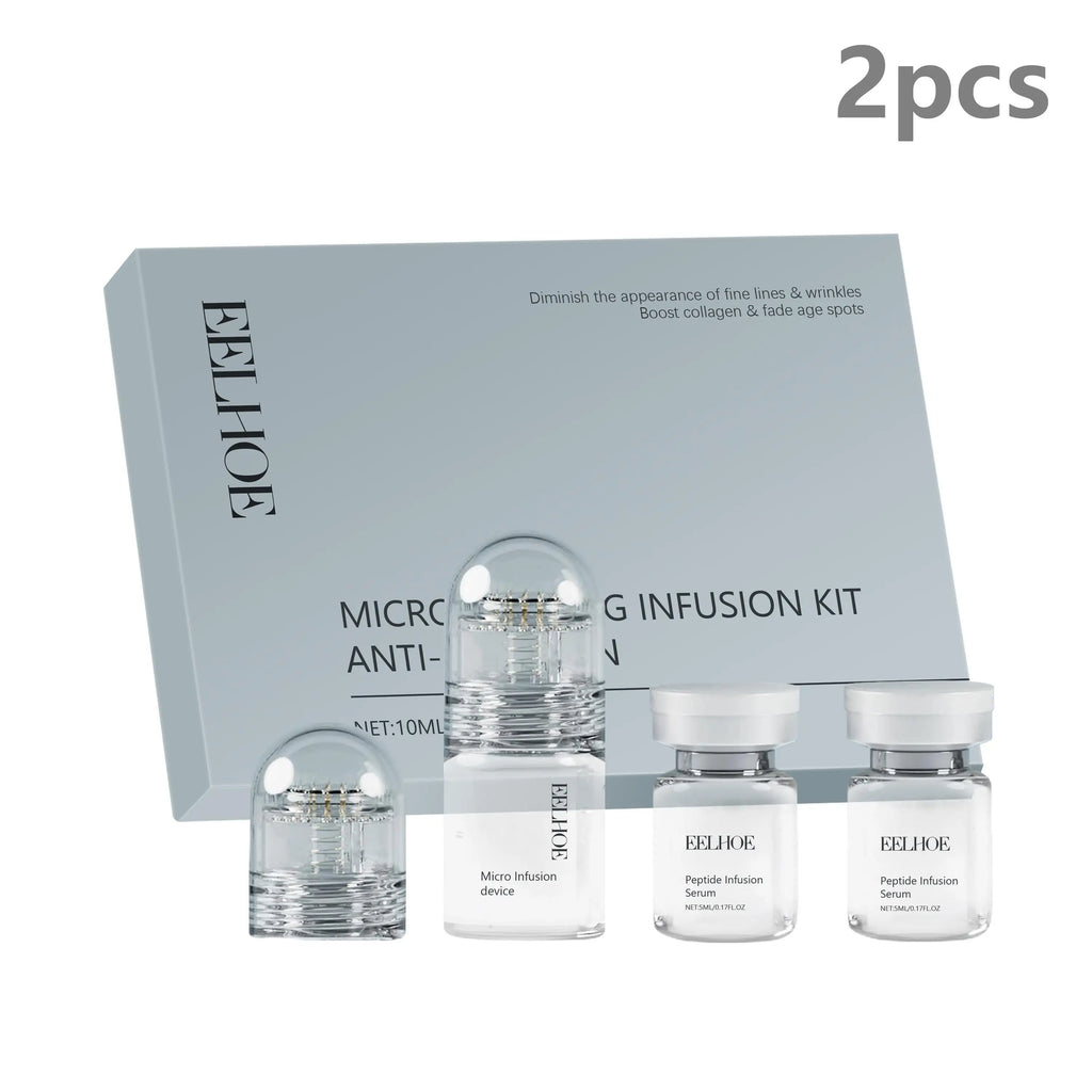 EELHOE Micro Infusion Peptide Serum Anti-Wrinkle Firm Skin Elasticity Enhancement Hydrating Hyaluronic Acid Pore Refining Serum