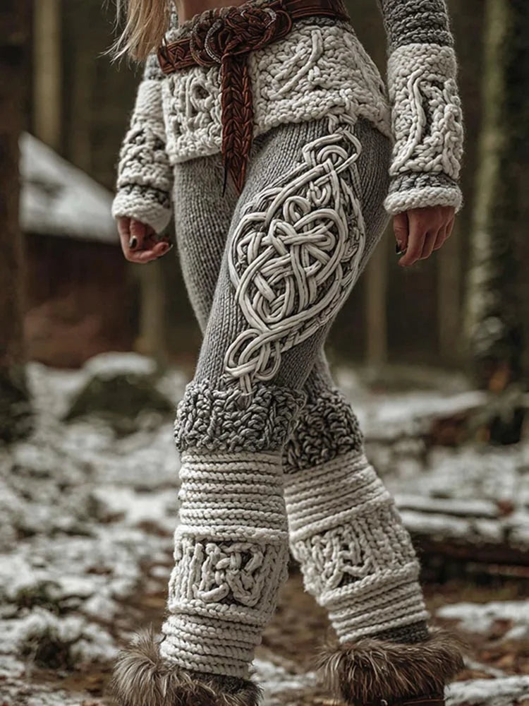 Women's Snow Wolf 3D Print Stretchy Workout Leggings Slim Tights Sexy Yoga Pants Trendy Fashion Clothes