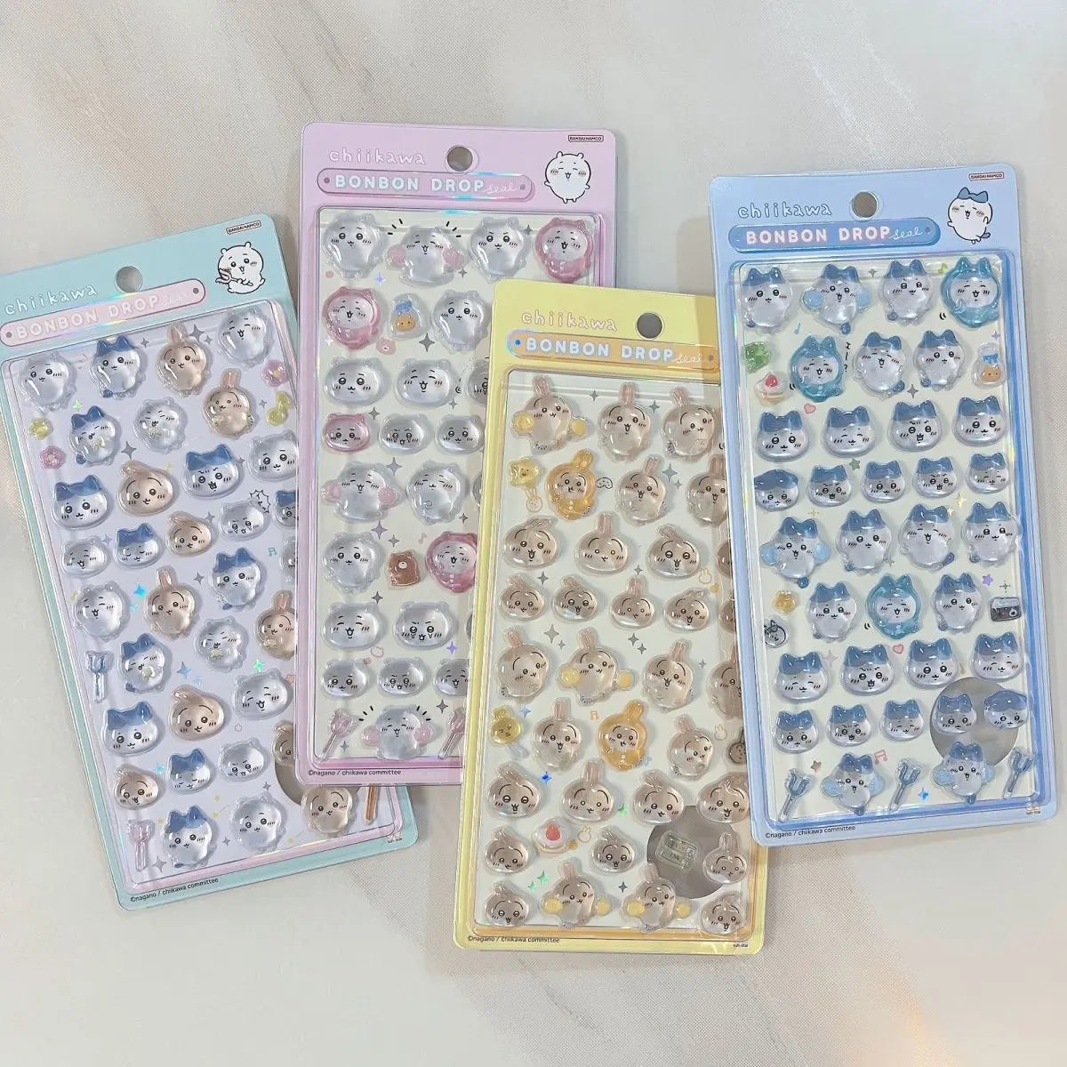 Chiikawa 3D Cute Crystal Stickers Usagi Phone Case Decoration Nail DIY Decorative Stickers for Notebook Laptop Waterproof