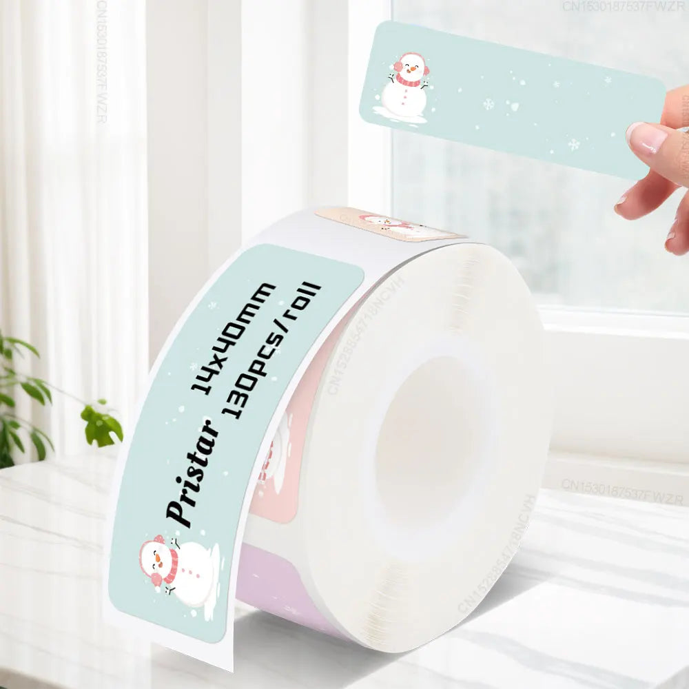 1PK P15 Transparent Label Tape 14mmx30mm Clear Waterproof Self Adhesive Label Sticker Paper for Marklife P15 P12 Label Maker