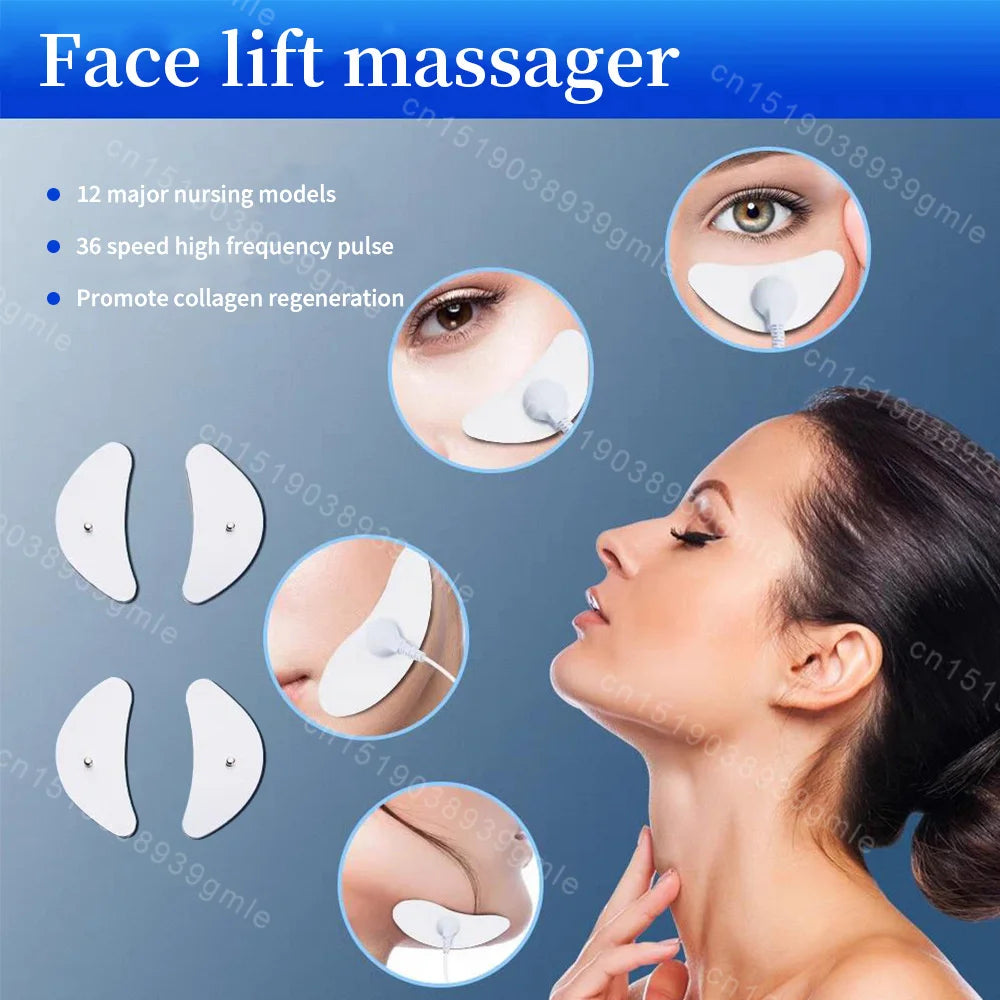 Ems Facial Massager Microcurrent Muscle Stimulator Facial Lifting Skin Tightening Anti-Wrinkle Muscle Stimulator Beauty Devic