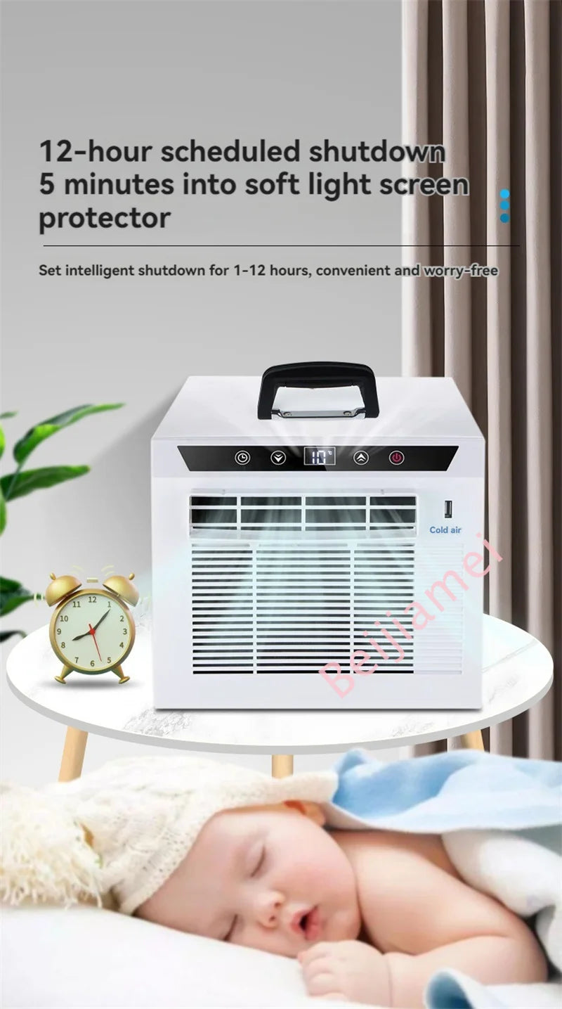 Air Conditioner Mini Mobile Split Portable Air Conditioner Caravan Camping Air Conditioner 3000BTU/H With Remote Control