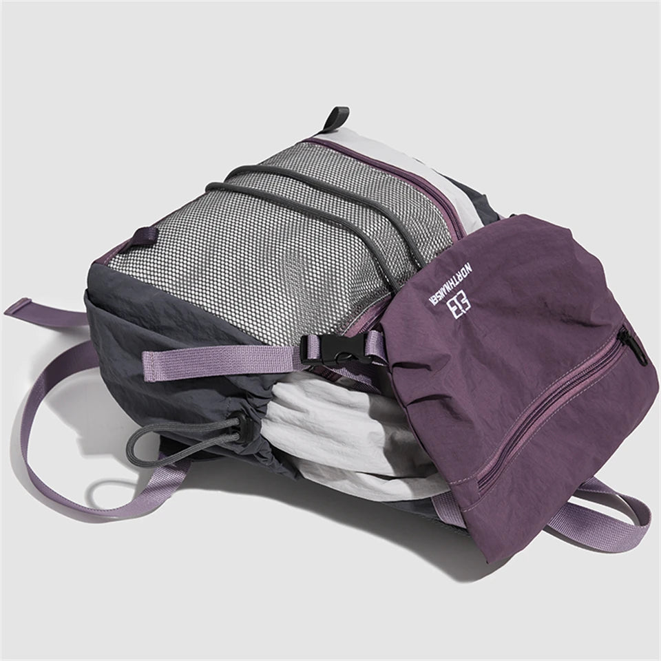 Fashion Commuter Backpack Female Waterproof Nylon Daypack Women Large Capacity School Bag for Girls Lightweight Travel Knapsack
