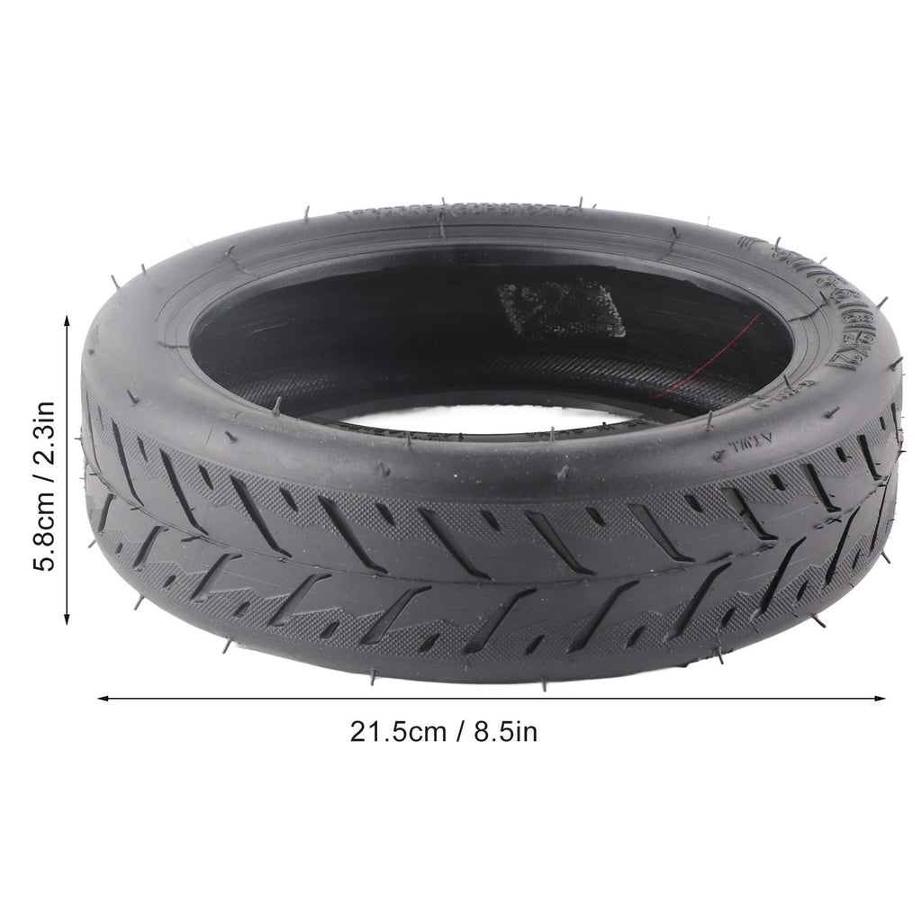 Scooter Tire Replacement 50/75‑6.1 Electric Scooter Tire Rubber Grooves Excellent Grip Shock Absorption Electric Scooter Parts