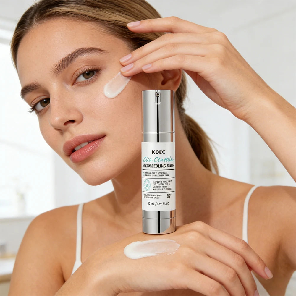PDRN Essence Skincare Set Longlasting Moisturizing Repair Microneedle Eye Cream Stick Single-use Ampoule Essence Firming Essence