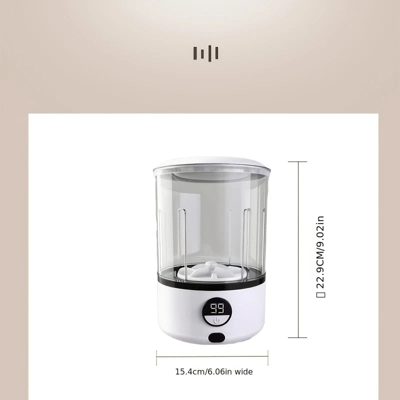 Rechargeable Portable Cordless Mini Washing Machine Small Underwear Washer