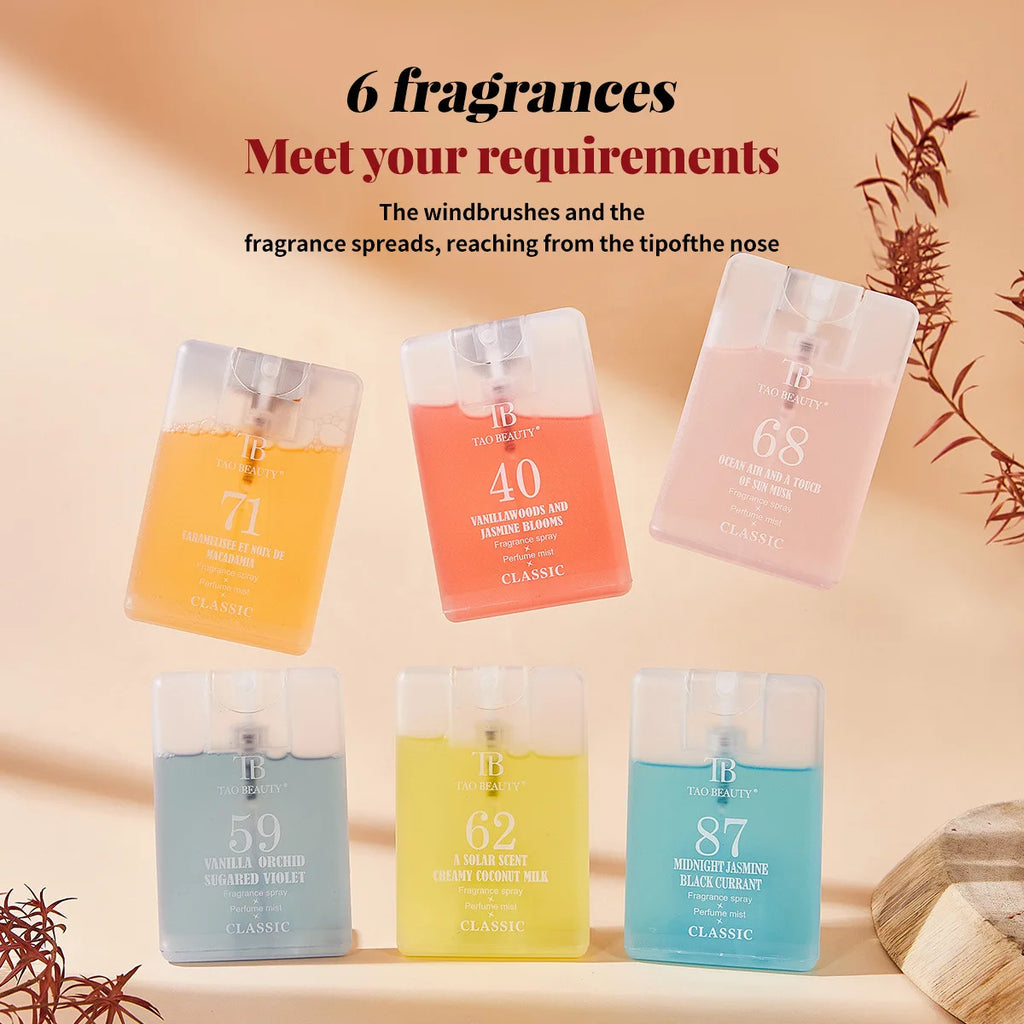 Floral Fruit Aroma Perfume Balm Long Lasting Body Fragrance Men Women Portable Fragrance Spray Deodorant Spray Travel Size