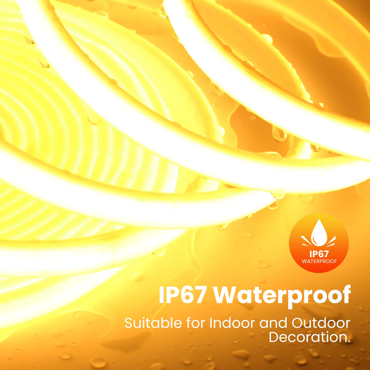 Waterproof Flexible COB Neon Light DC 12V 24V Milky White 3000K 4000K 6000K 0.5M-20M for Home Indoor Outdoor Decoration