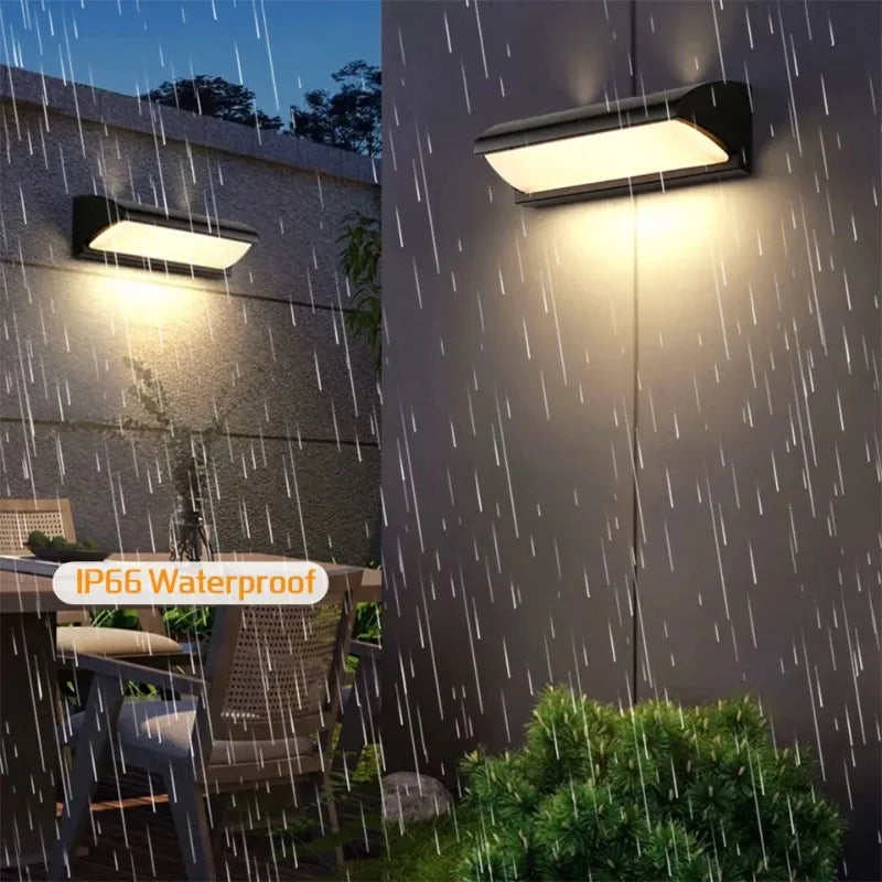 LED Motion Sensor Outdoor Wall Light Waterproof IP65 Retro Style Porch Balcony Garden Courtyard Lamp Living Room Wall Sconce