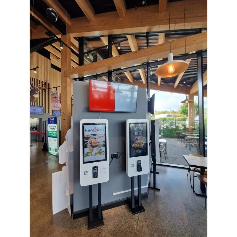 Interactive Self Service Payment Automatic Touch Kiosk Mcdonalds Self Ordering Machine Digital Signage for Restrurant