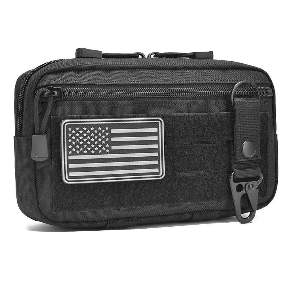 EDC Molle Tactical Pouch Waist Pack Compact Utility Pouches Waist Belt Bag Medical Bags Phone Case Outdoor Hunting Accessories