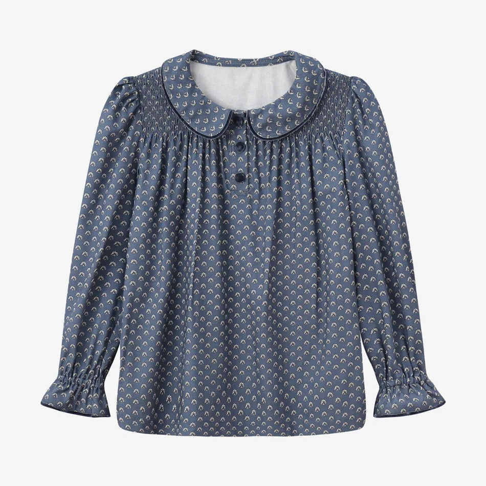 Clearance sale AS 2024 Blue Shabbos collection Print cotton girl clothing  Wool knitted family matching looks grid boys clothing