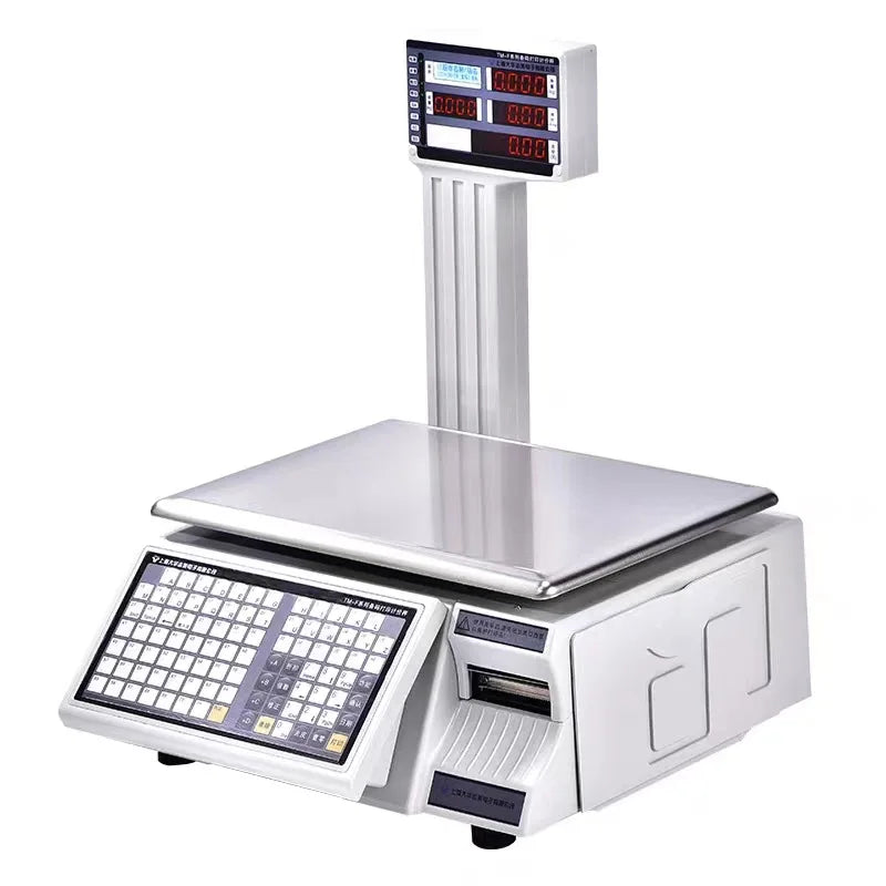 Electronic scale barcode label TM-F fruit shop supermarket snack cash register scale electronic scale English version