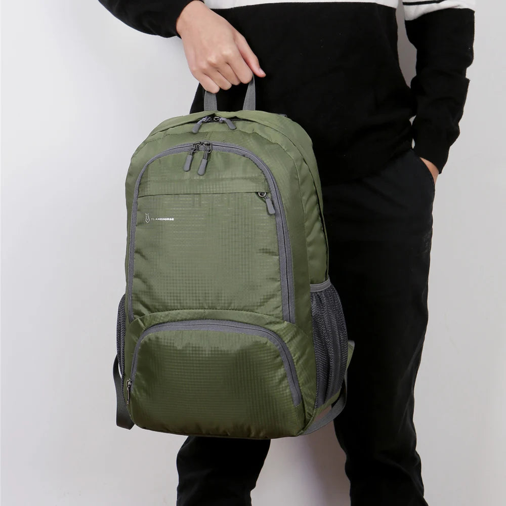Lightweight Foldable Backpack Men Women Waterproof Packable Backpack Outdoor Travel Hiking Cycling Daypack Camping Shoulders Bag