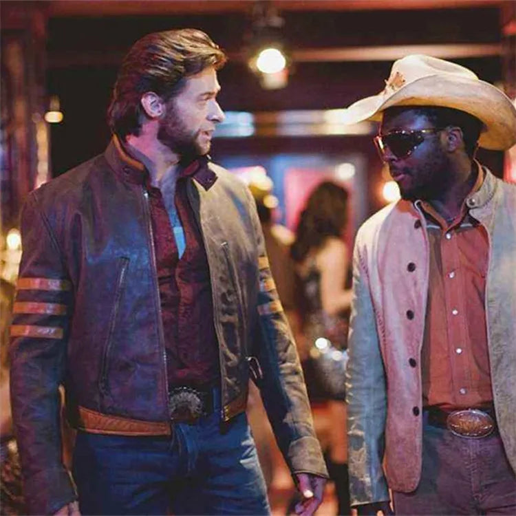 High-end Brand Men's Zipper Leather Jacket Wolverine Casual PU Leather Locomotive Coat Logan Bomber Jacket Slim Coats Size M-5XL