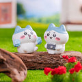Cute Momonga Hachiware Mini figurine cute cartoon Chiikawa Usagi in-vehicle ornament desktop trinket gifts for girls