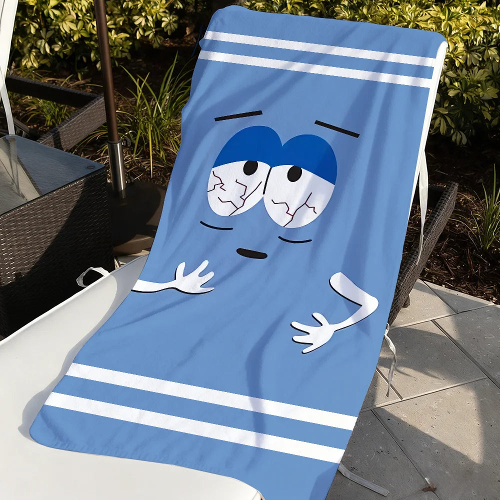 Cartoon T-Towelie-S Cute Towel Quick Dry Soft Yoga Swimming Fitness Mountain Climbing Large Beach Towels