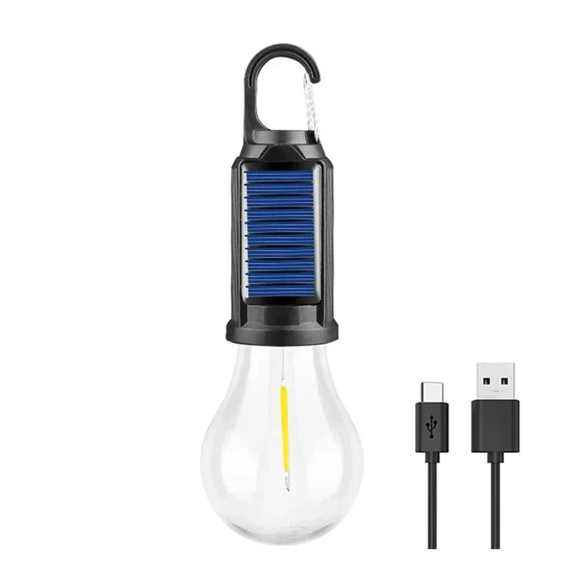 LED Lamp Bulbs Portable Camping Lights Outdoor USB Charging Night Lights Waterproof Flashlight Essentials Emergency Lighting