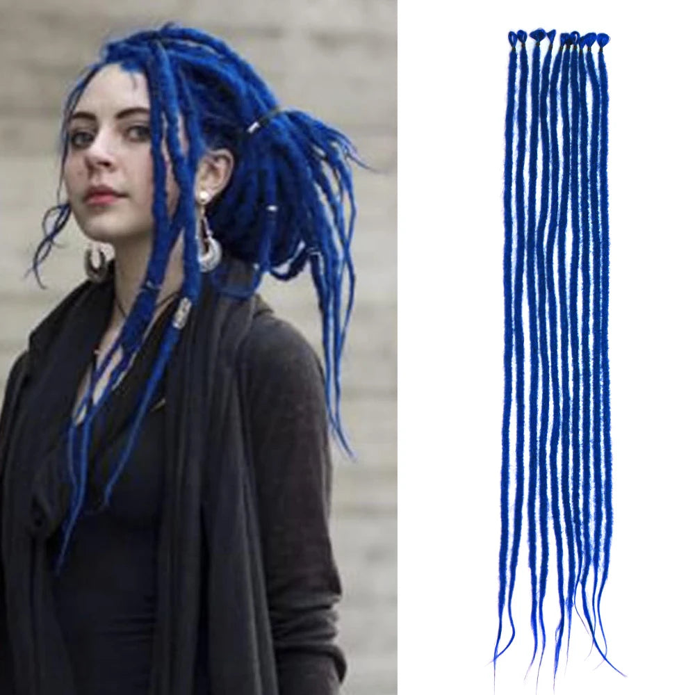Dreadlock Extensions 26" Synthetic Dreads Crochet Reggae Dreadlocks Green 1pack/3packs/6packs