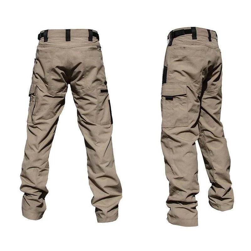Multi-Pocket Men's Tactical Casual Pants Cargo Pants Outdoor Hiking Trousers Wear-Resistant Training Overalls