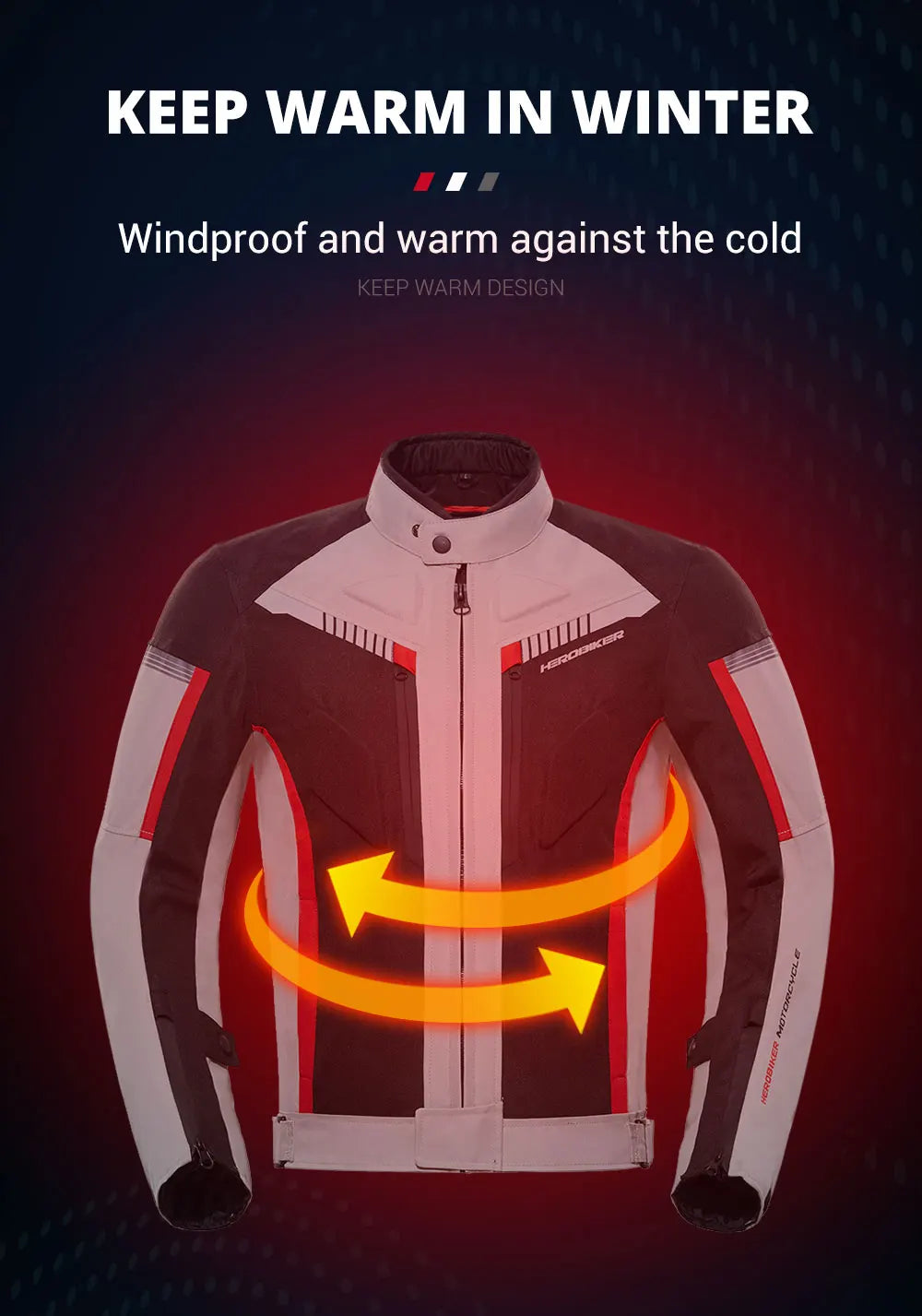 Men Waterproof Motorcycle Jacket Night High Visible Motorbike Racing Jacket Motorcycle Pants Moto Clothing With EVA Protection
