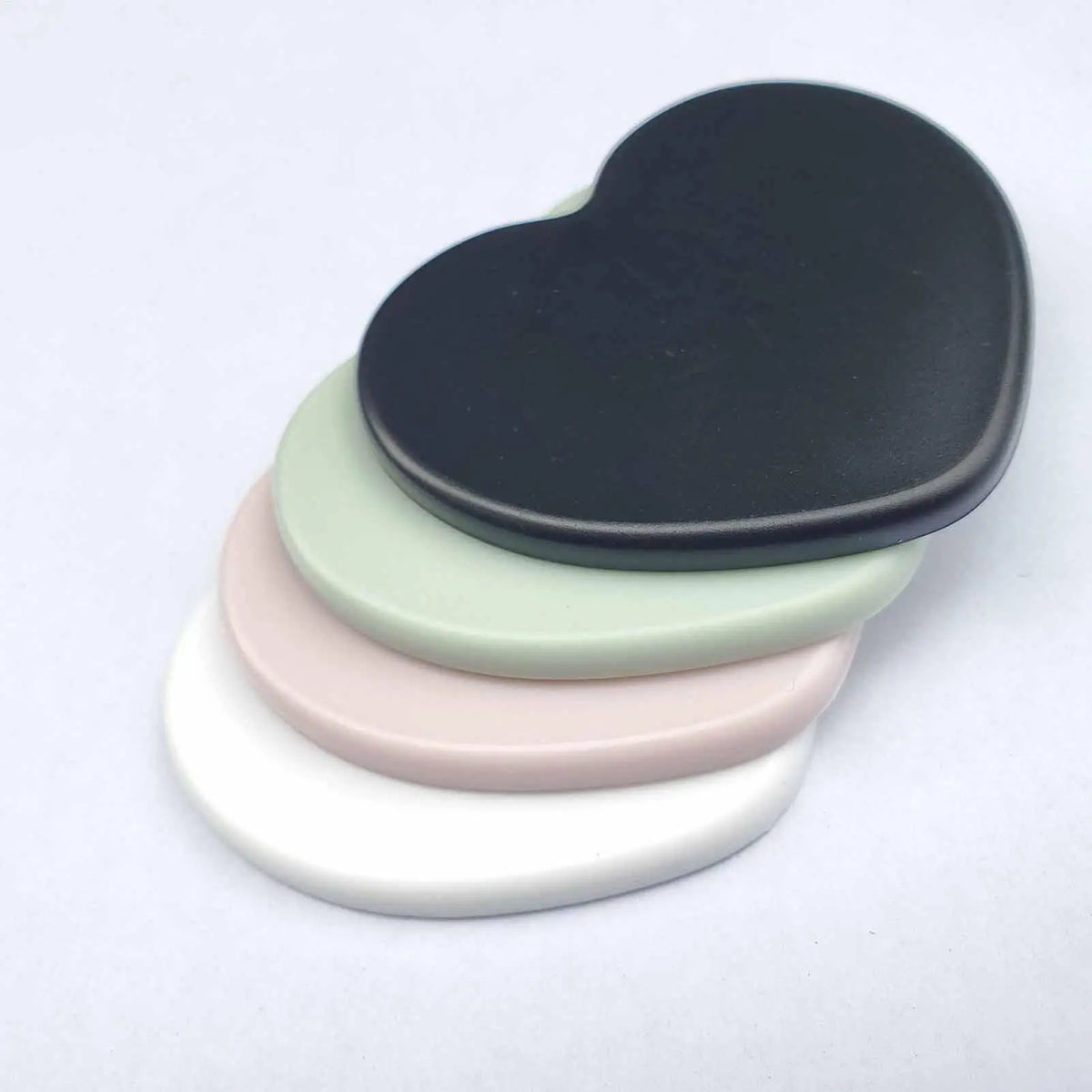 Cute Heart Shaped Travel Makeup Mirror Portable Waterproof Vanity Mirror with Suction Cup for Bathroom, Women Girls Teen, Gifts