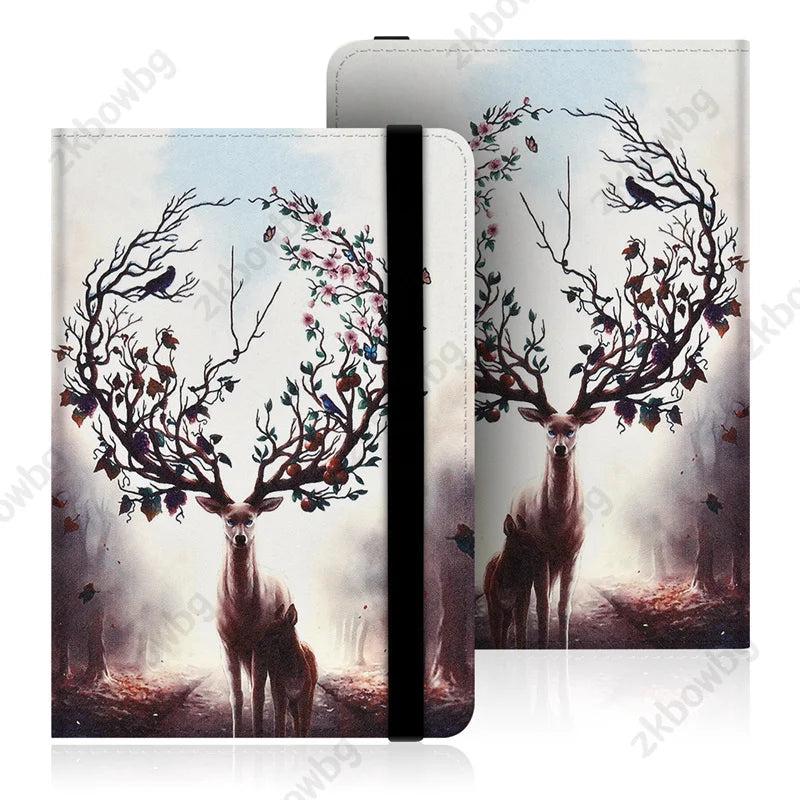 Universal Case for Kindle 4 Kindle 5 D01100 K4 K5 K4S K4B 2012 2014 Kindle 7th Voyage Paperwhite 4 3 2 1 Ebook Cute Case Cover