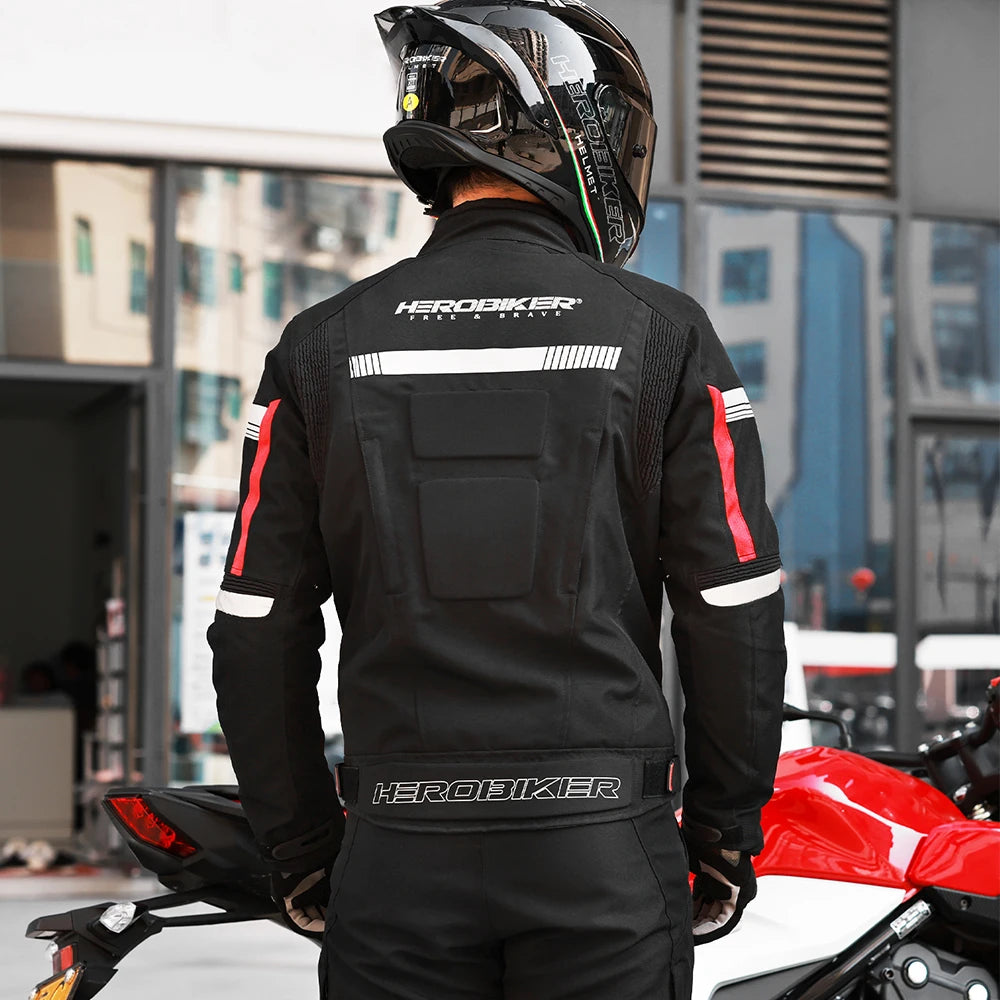 Motorcycle Jacket Waterproof Winter Warm Top