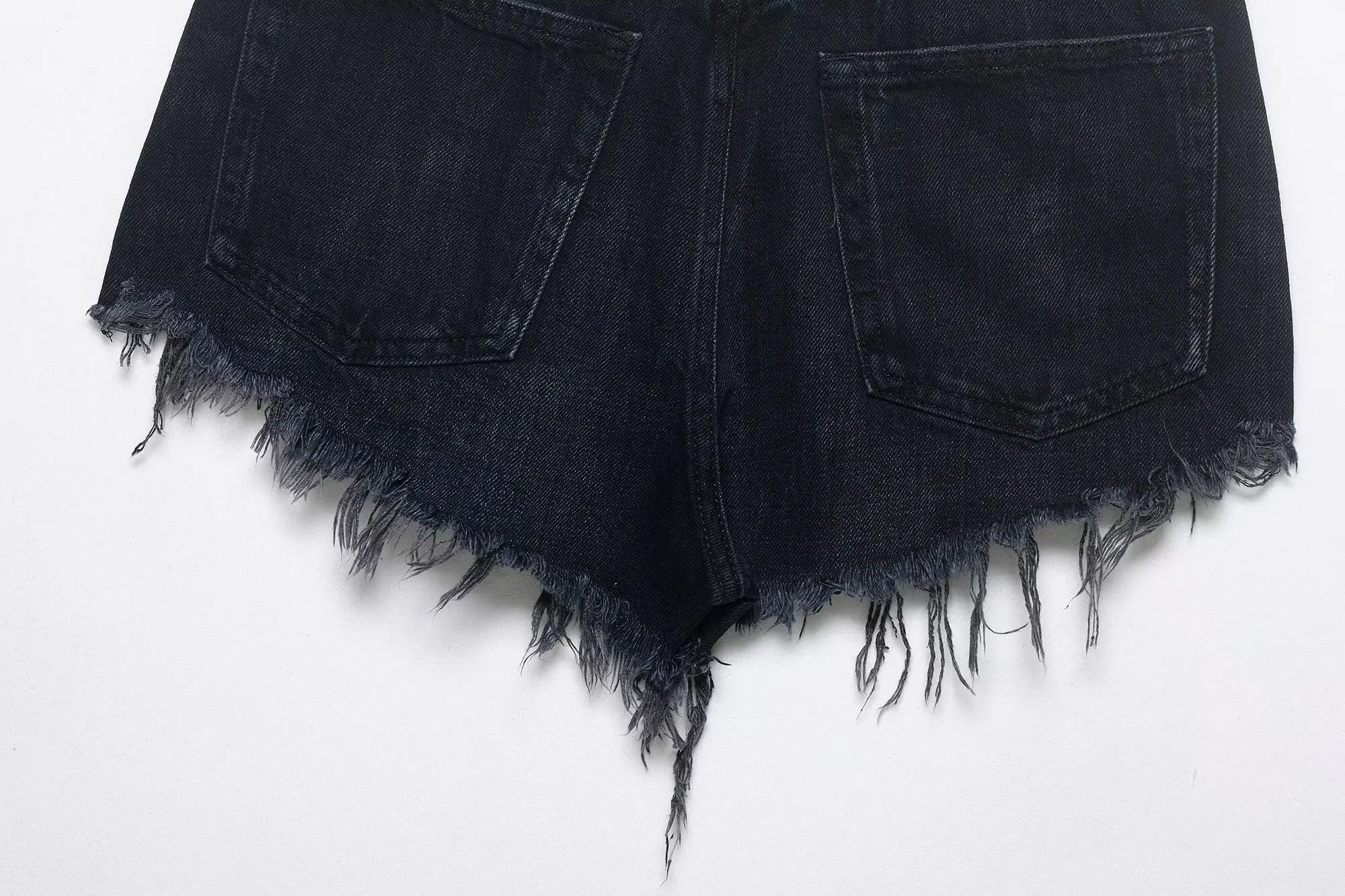 HH Women's High Waisted Denim Shorts Summer Ripped Jean Shorts Frayed Hem A-Line Casual Beach Party Hot Pants Streetwear