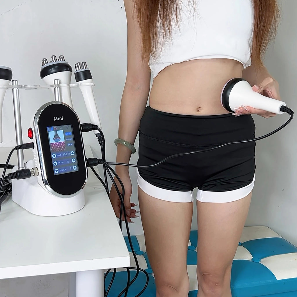 40K 4-in-1 Cavitation Ultrasonic Beauty Machine Body Care Massage Device for Home and Spa Use