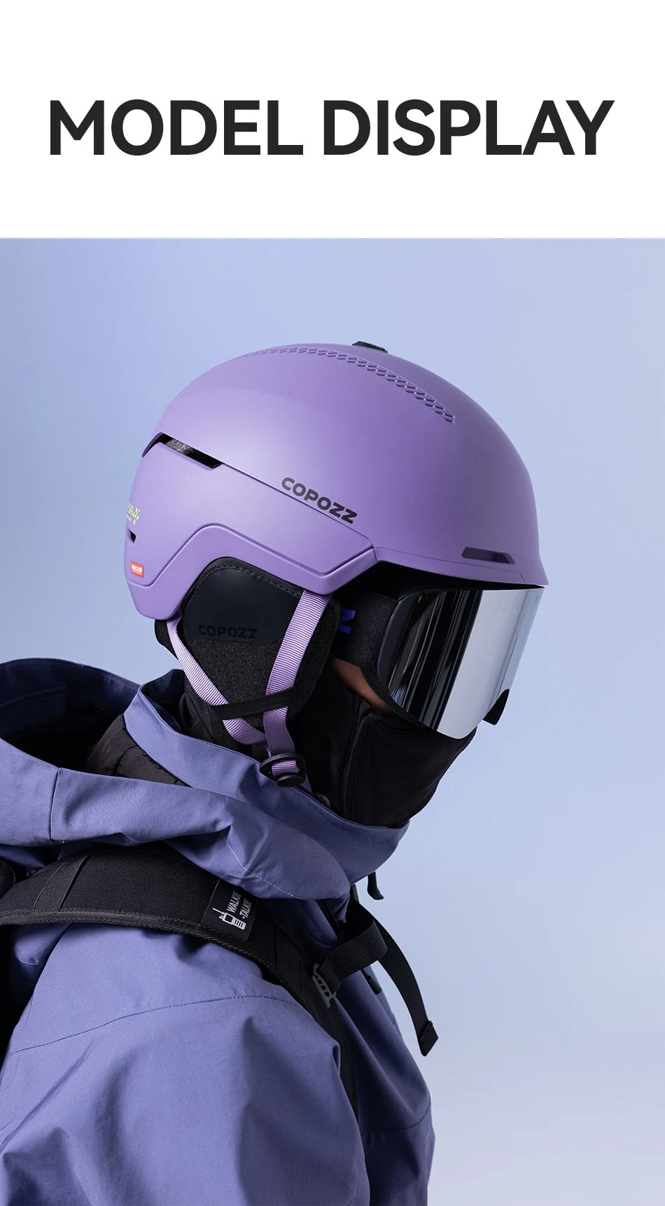 COPOZZ Winter Adult Ski Helmet Outdoor Anti-impact REECCO Positioning Rescue System Breathable Women Men Ski Safety Helmet