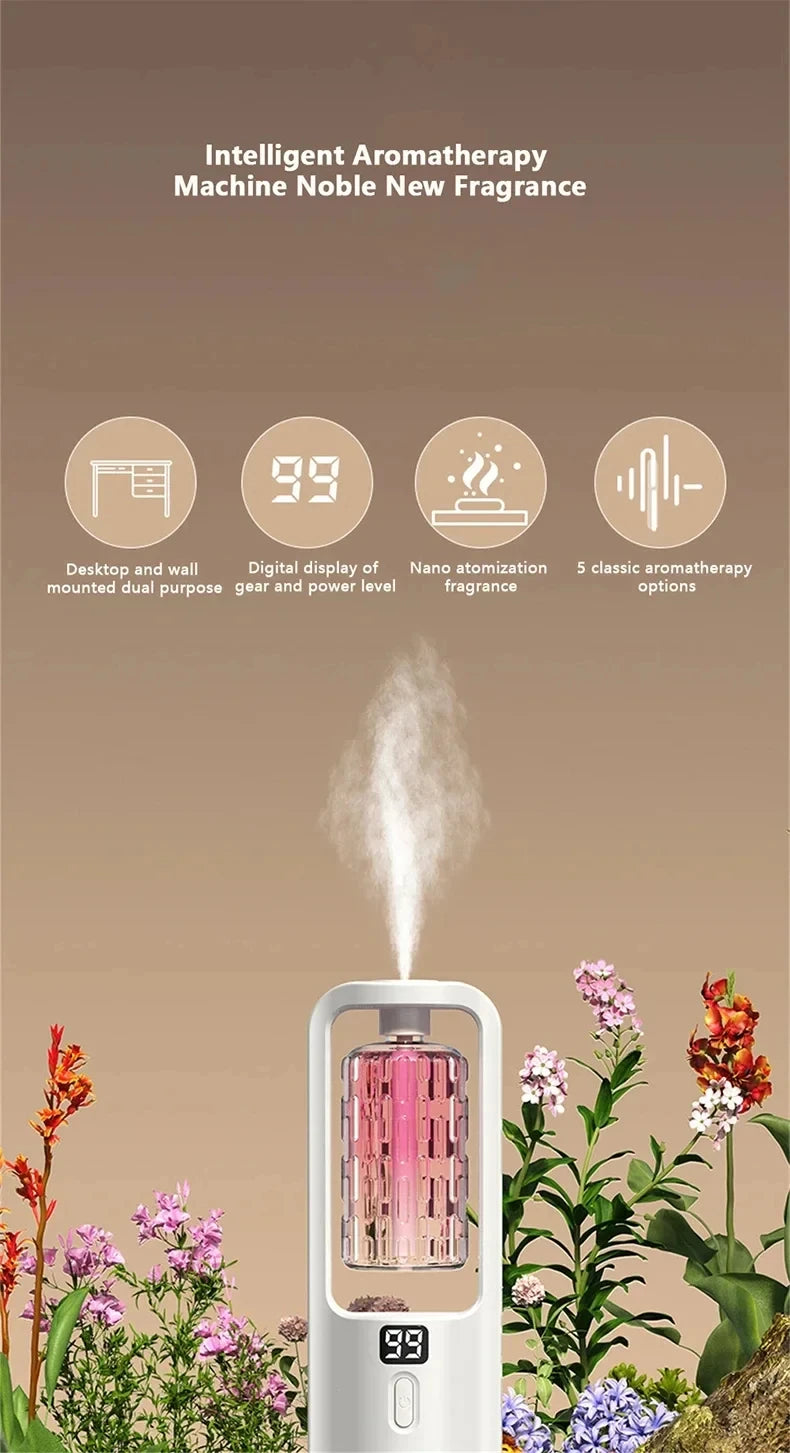 Intelligent Aromatherapy Machine Diffuse Long Lasting Spray Air Freshener Toilet Deodorizer Household Bedroom Automatic Sprayer