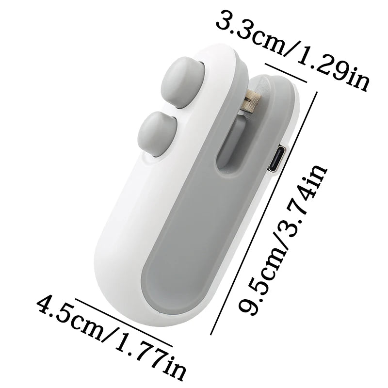 Mini Heat Bag Sealing Machine Plastic Bag Sealer Portable Food Bag Heat Sealer Machine Opening Machine Kitchen Gadgets