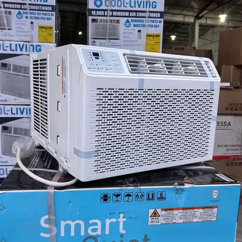 220V Window-Style Air Conditioner, 14,000 BTU, Cooling-Only, Home Use, Portable All-in-One Air Conditioner