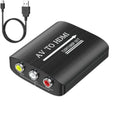 HD 1080P AV to HDMI-Compatible RCA To HDMI-Compatible Composite Adapter With USB Cable For N64 Wii PS1/2/3 Xbox One SNES Etc