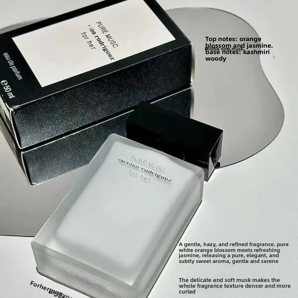 100ml Elegante musk floral eau de toilette para mulheres, perfume de garrafa rosa de luxo, fragrância dia para noite